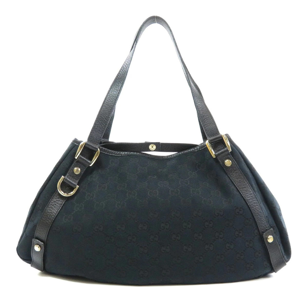 Gucci bag D Abbey black ring GG black canvasith shoulder Black